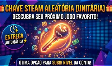HAVE STEAM ALEATÓRIA (RANDOM KEY) | 1 UNIDADE | ENTREGA RAPIDA