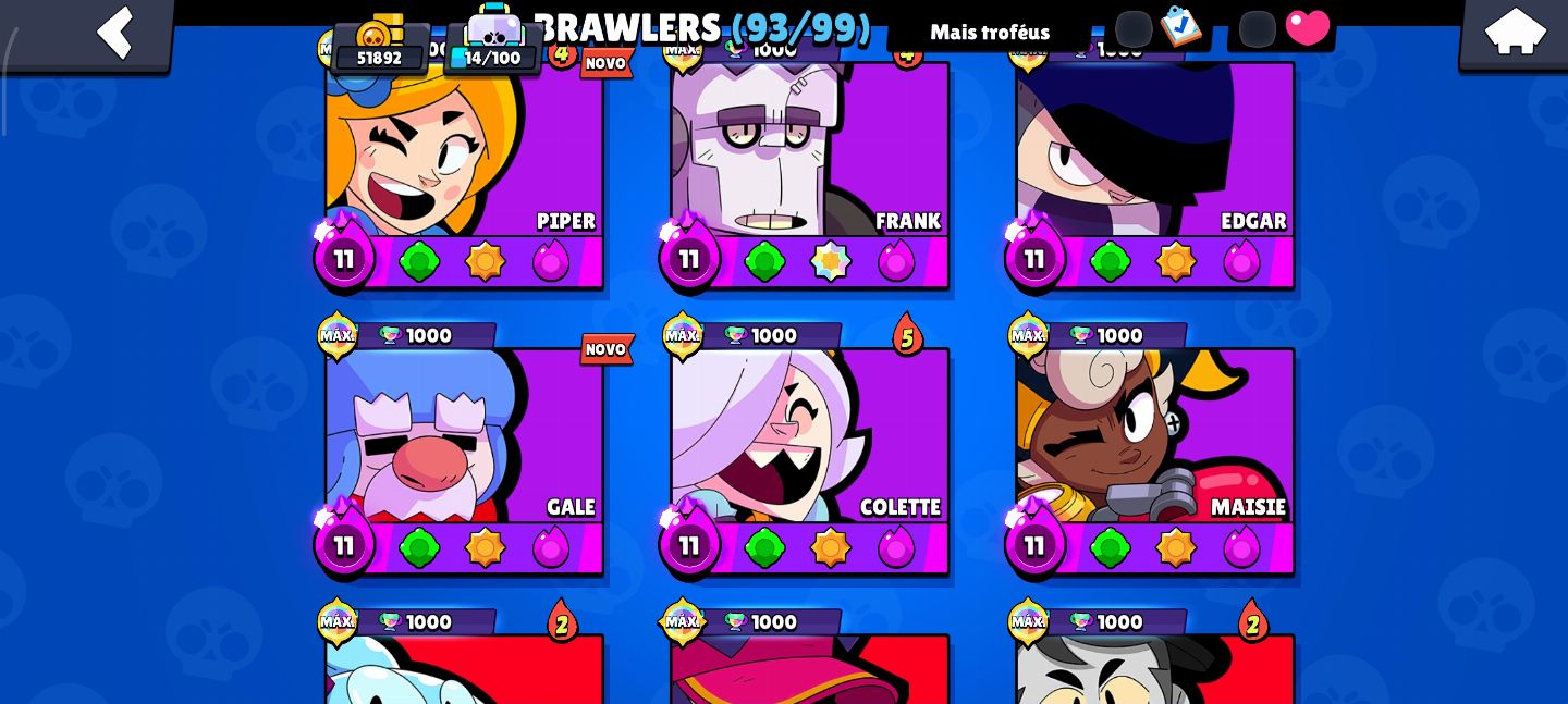 Conta de brawl 50k de troféus, MELHOR PREÇO DO SITE