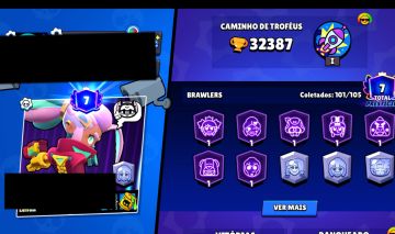 CONTA BRAWL STARS 2021 | 32K |2 visuais hiper| e muitos outros visuais!|