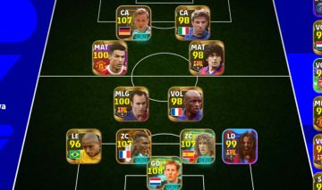 CONTA EFOOTBALL COM 3220 DE FORÇA + TIME LEGENDS + DESAILLY BIG TIME + PUYOL