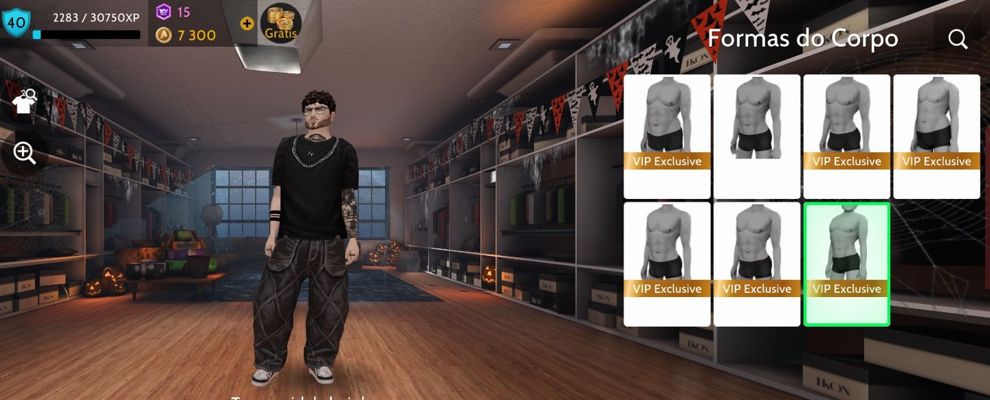 Conta VIP masculina avakin life nível 40