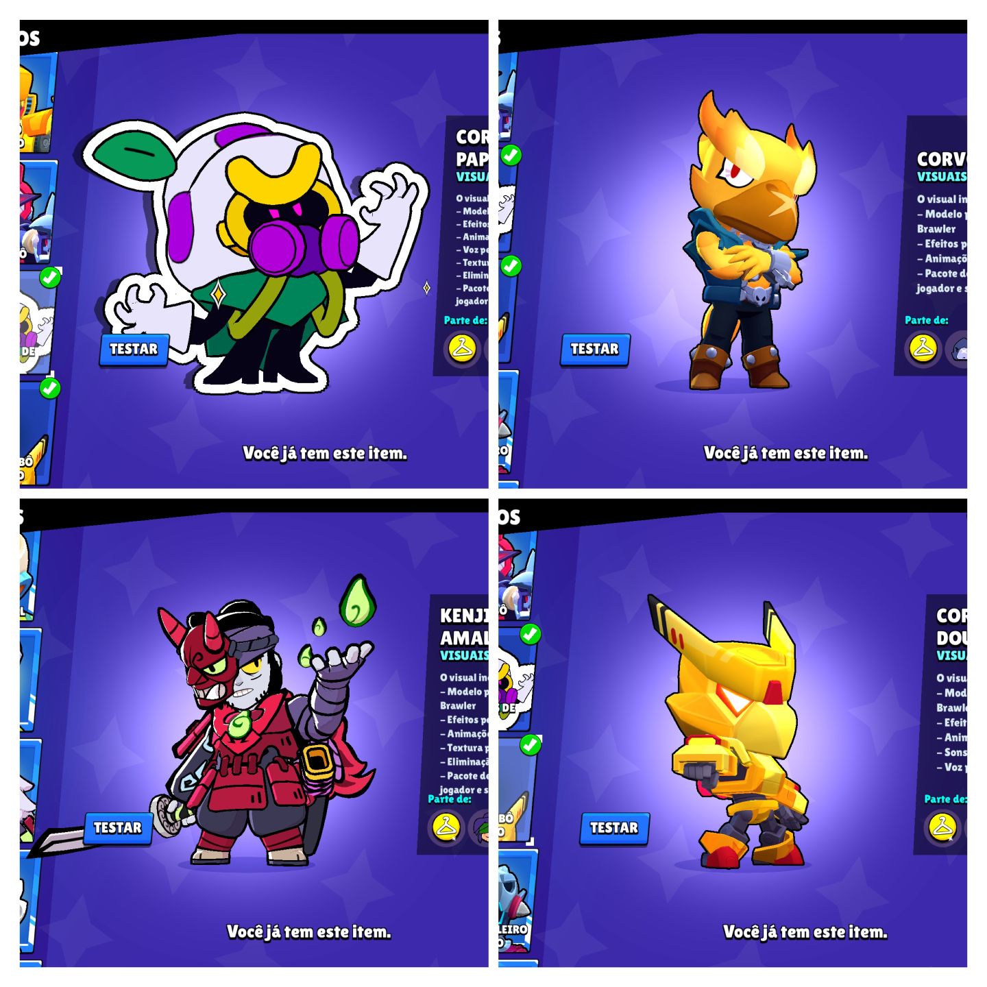 CONTA BRAW 44K | 107 BRAWLERS DESBLOQUEADOS| + DE 320 SKINS E MUITAS EXCLUSIVAS