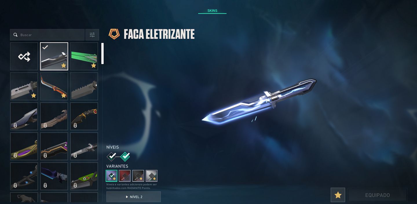 Conta com a faca eletrizante e vandal vingança de gaia