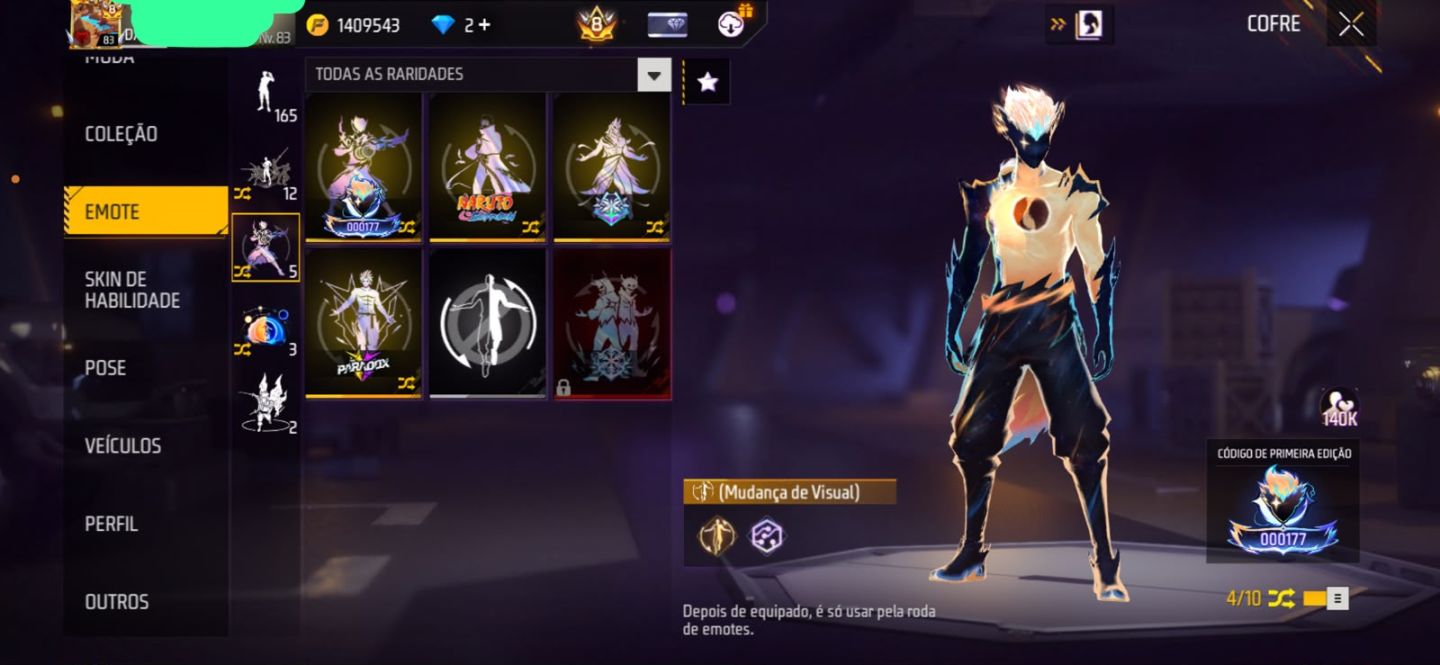 CONTA COM 1,2,6,8 PASSE 1151 PEITORAIS ( PRIME 8 ) ( ID 8 DIGITOS )