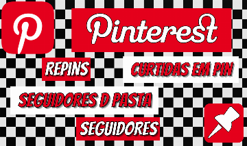 Seguidores Pinterest, Curtidas em Pins, Repins Serviço com garantia.