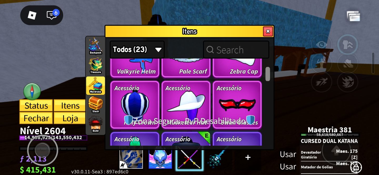 Conta Roblox Com Avatar de Gelo e Zombie com Passes no brookhaven e em outros jg