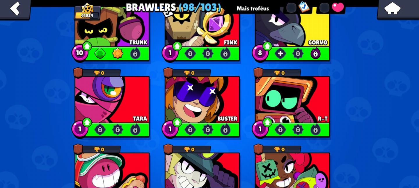 Conta Brawl Stars à venda completa e de alto nível!