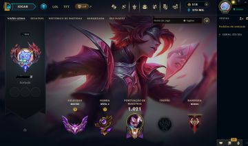 CONTA RIOT EX DESAFIANTE/IMORTAL NO VALORANT