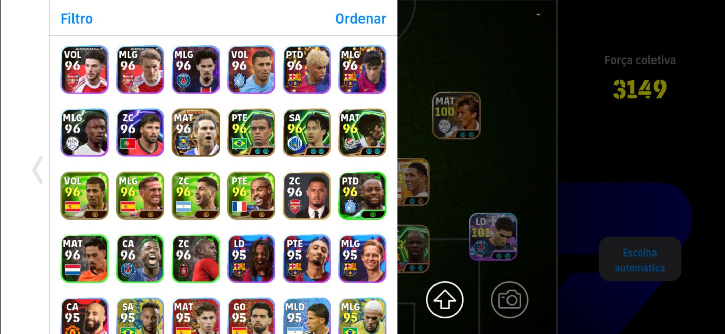 Conta efootball 2292 Lionel messi big time, 45 epics 3 big times 22 show times.