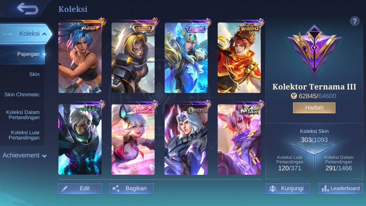 303 SKINS - FULL EMBLEMAS - FULL HEROIS