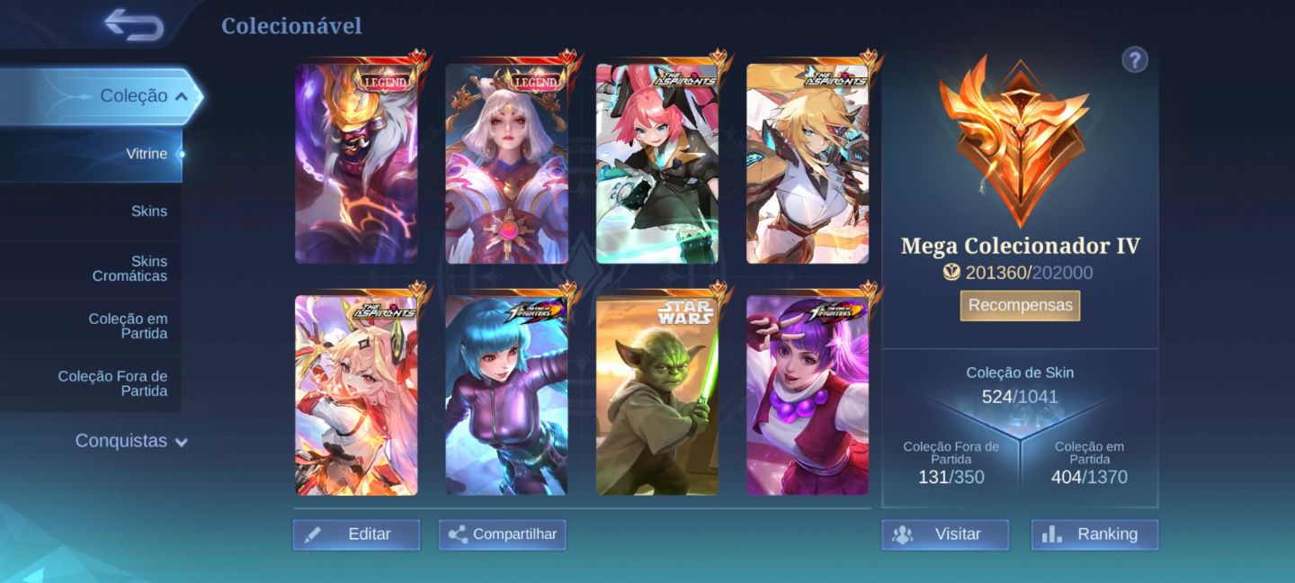 Mobile legends - Mega colecionador 3