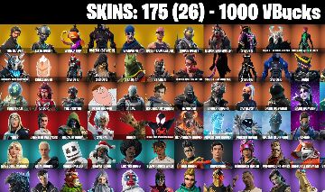 175 Skins + The Reaper + OG STW FP2 + Max Omega + Rogue Agent WCFK 1000 VB