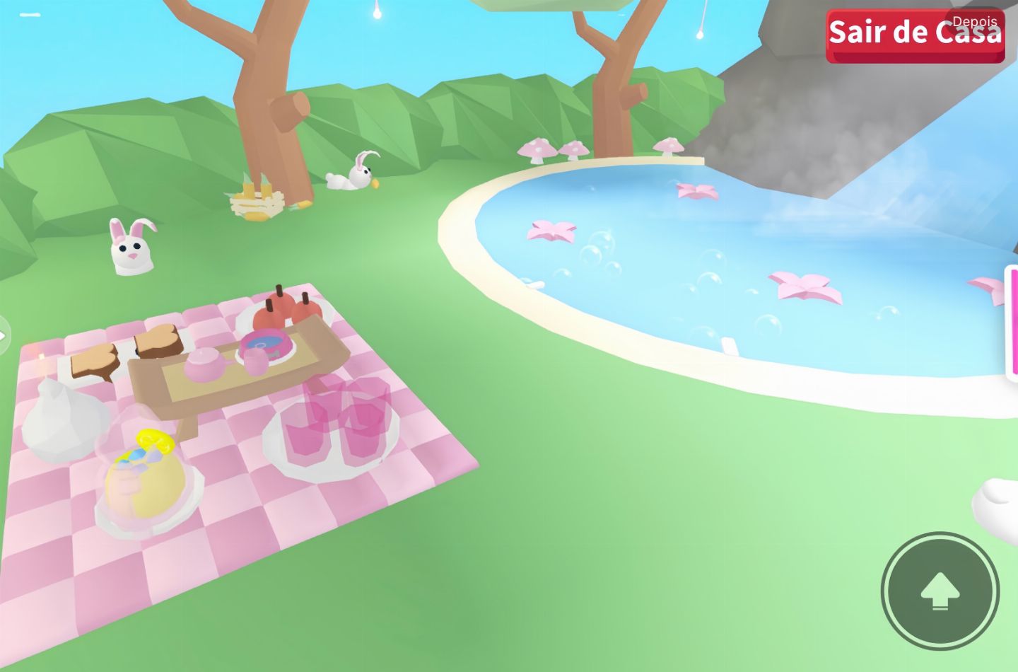 Casa Tiny Preppy (Decorada Moranguinho) no Adoptme!
