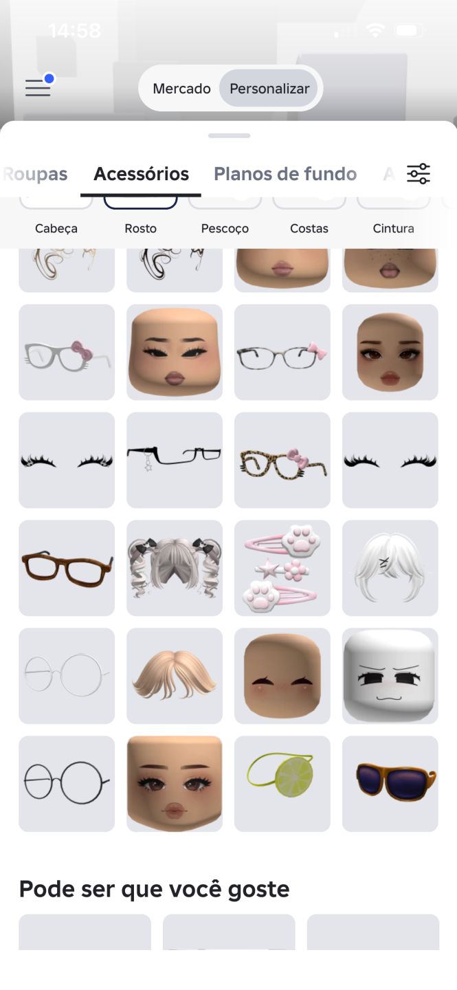 Conta Feminina Roblox Focada em skins e mm2
