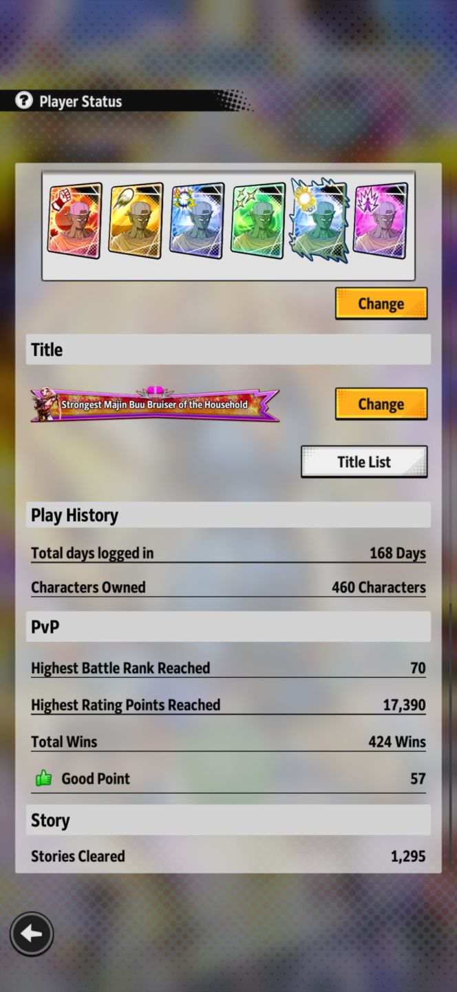 CONTA DRAGON BALL LEGENDS - MID GAME - TIME ANTI-META + 2K DE CRYSTAIS