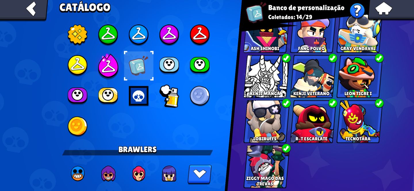 CONTA BRAWL STARS 2019 SIRIUS + DAMIAN 65 BRAWLERS