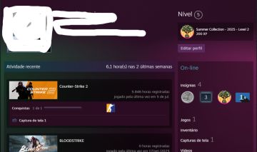 CONTA CS2 COM PRIME E PREMIER LIBERADOS - MEDALHAS S3, S4 E 2026 - LVL 12 GC