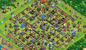 Conta cv 18 clash of clans