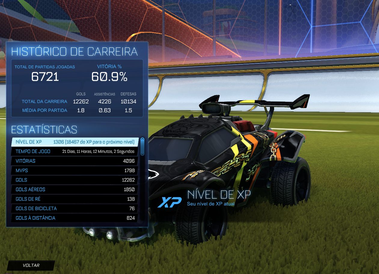 Conta Rocket League 2016 + GC + Créditos + Itens