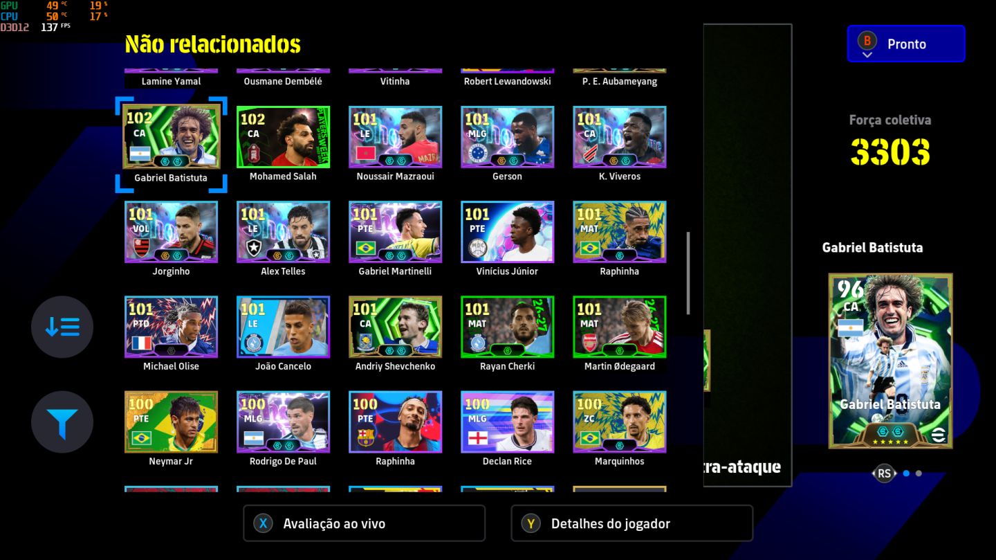 [CONTA META TOP] MESSI 109 + MBAPPÉ + GULLIT | eFootball XBOX E XBOX PC