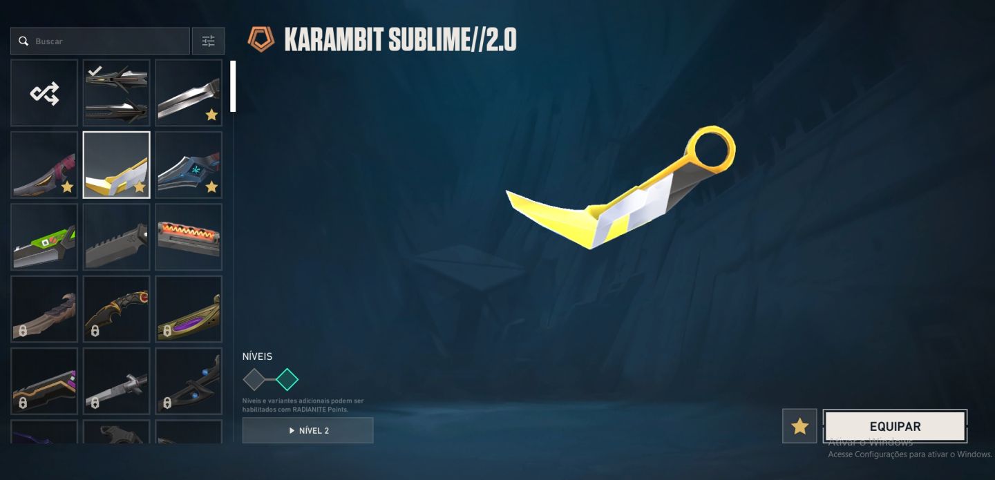 Conta VALORANT Ex IMORTAL COM VARIAS SKINS