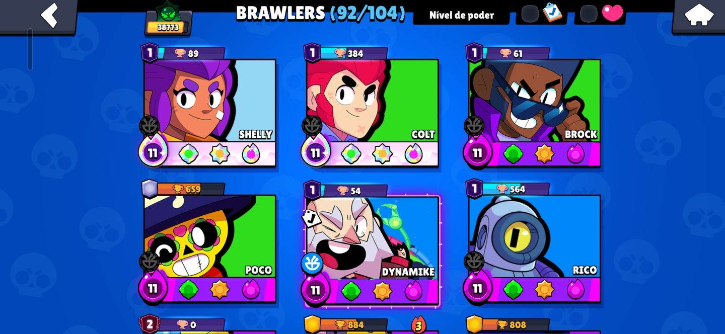 Conta da supercell gemada SKINS MUITO RARAS