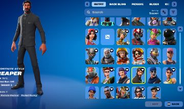 CONTA S3,S4 FULL+101 SKINS/SALVE MUNDO DE VBUCKS/TUBARÃO MAKO/TWITCH PRIME SKINS