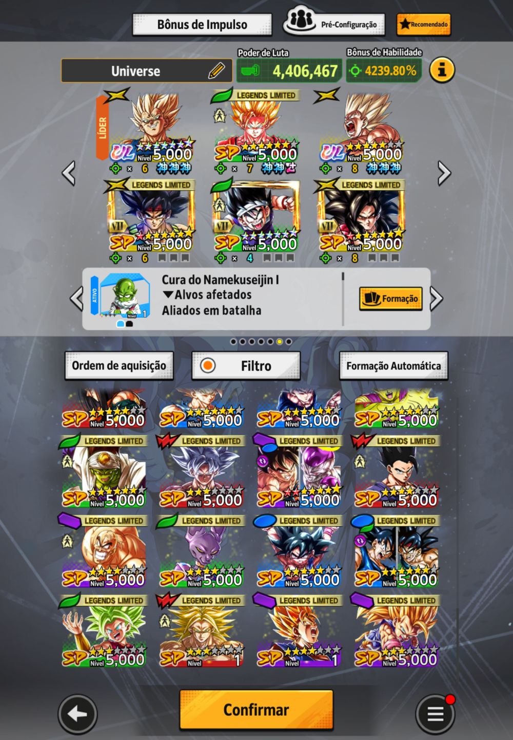 Conta mid game magin vegeta full 14 e hit full 14