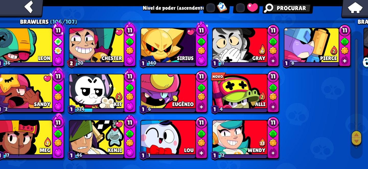 CONTA DE BRAWL STARS MUITO RARA!!!