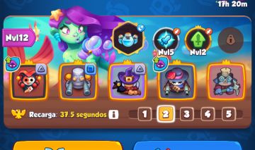 Conta Rush Top robô Lv12