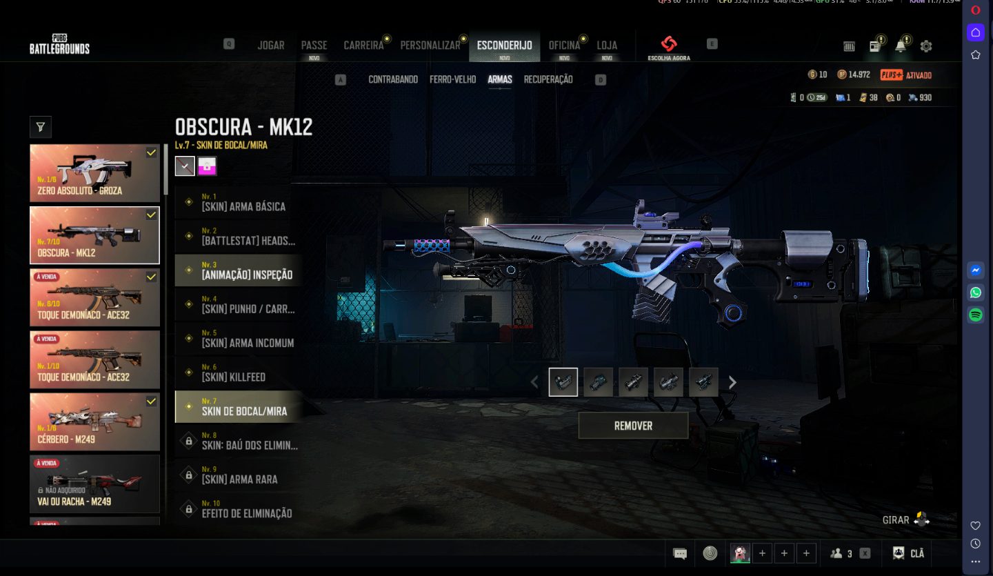 CONTA PUBG [PC] COM 6 PROGRESSIVAS E PORSCHE, DIVERSOS ITENS PARA CRIAR