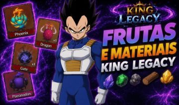 !KING LEGACY!Apenas frutas e materiais (não contas)s