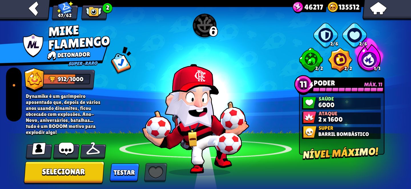 CONTA RARA DE BRAWL STARS COM COLT DESAFIANTE E +500 SKINS (70K de troféus)