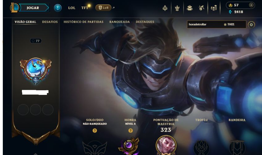 Conta de league of legends Ryze lTriufante, ez pulsifire