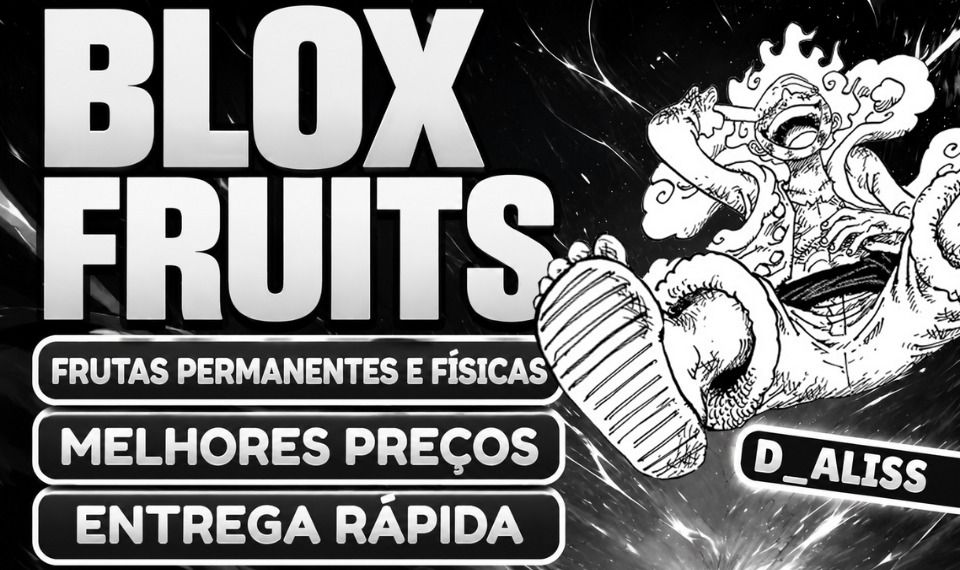 BLOX FRUITS - FRUTAS FÍSICAS e GAMEPASS