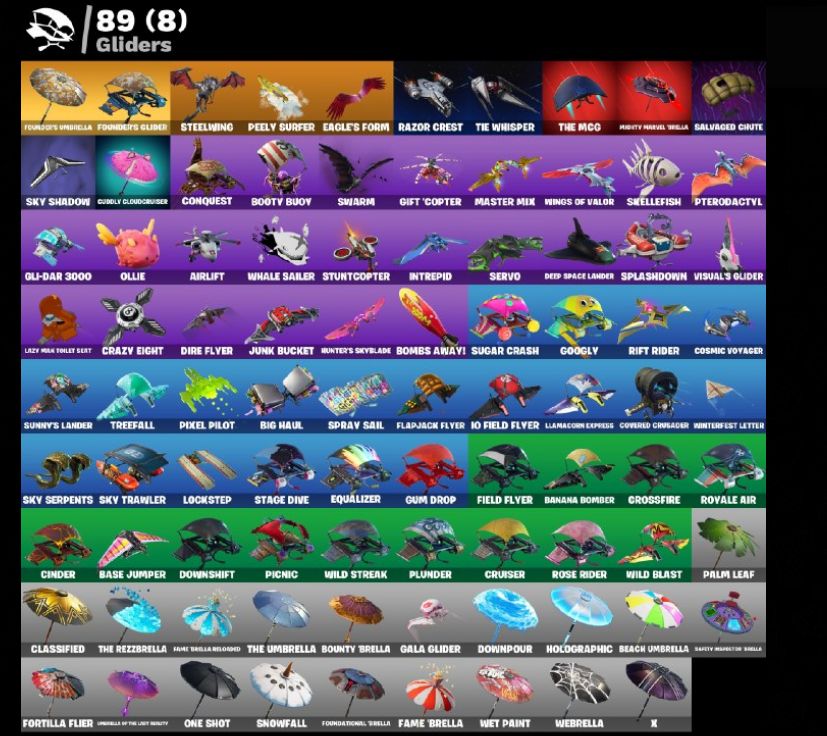 148 skins IKONIK, Glow, Luxe, Valkyri I Pra quem quer gosta de colecionar.