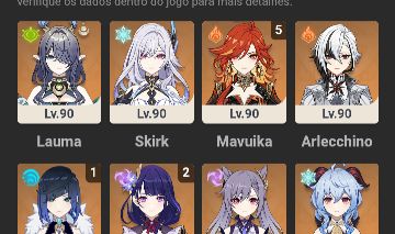 Mavuika c5 com assinatura quase virando c6 com muitas armas e personagens