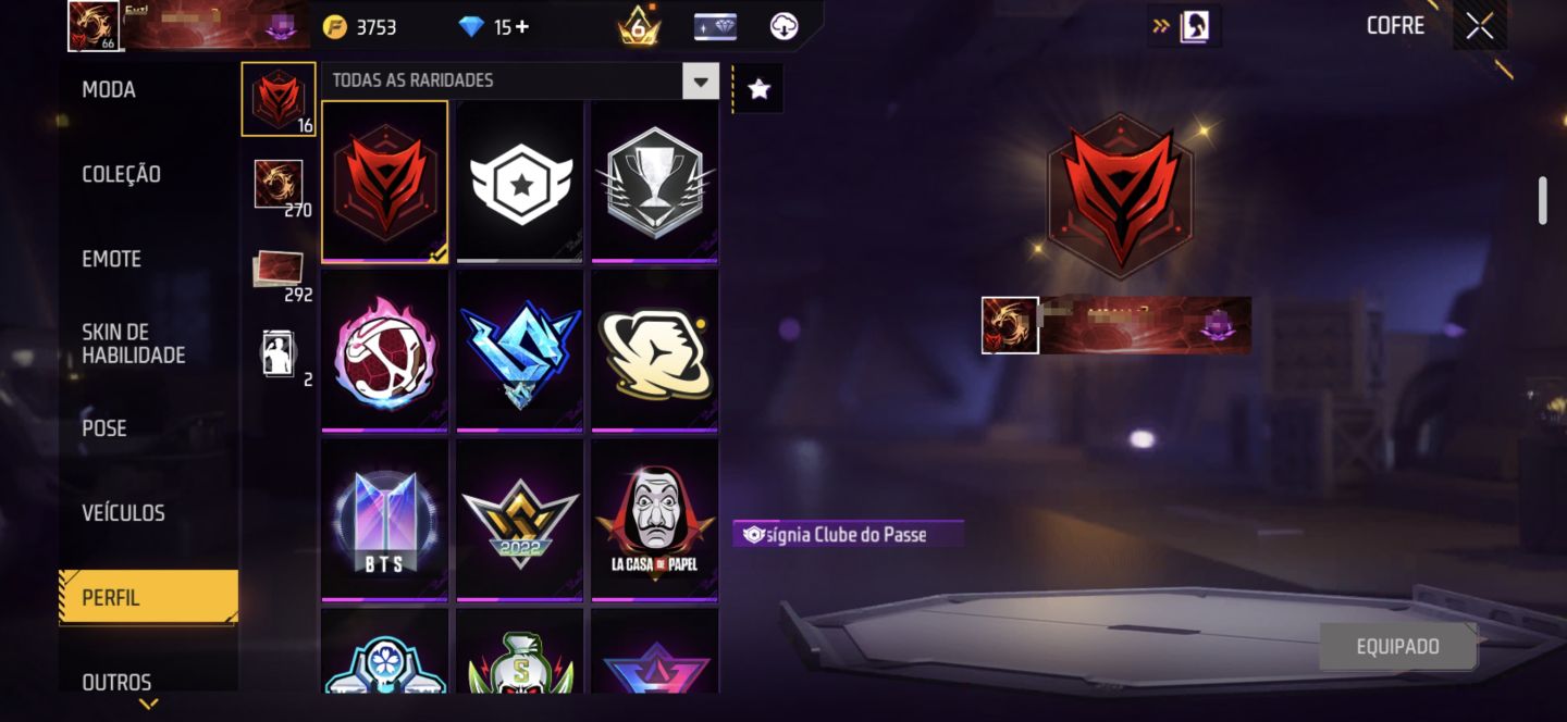 Conta gemada prime 6, com preço negociável.