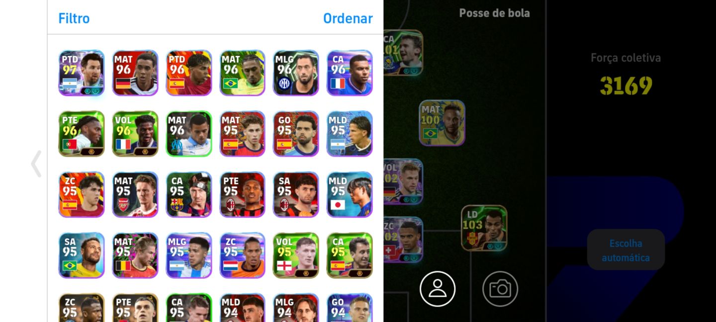 Conta de efootball 3175 de força