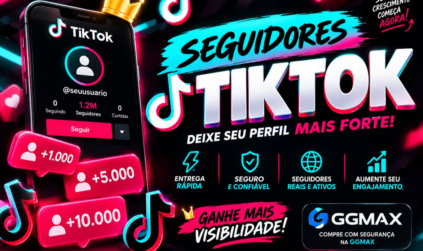 SEGUIDORES TIKTOK | ENTREGA RÁPIDA - 7 DIAS DE REPOSIÇÃO [MAIS BARATO DO SITE]