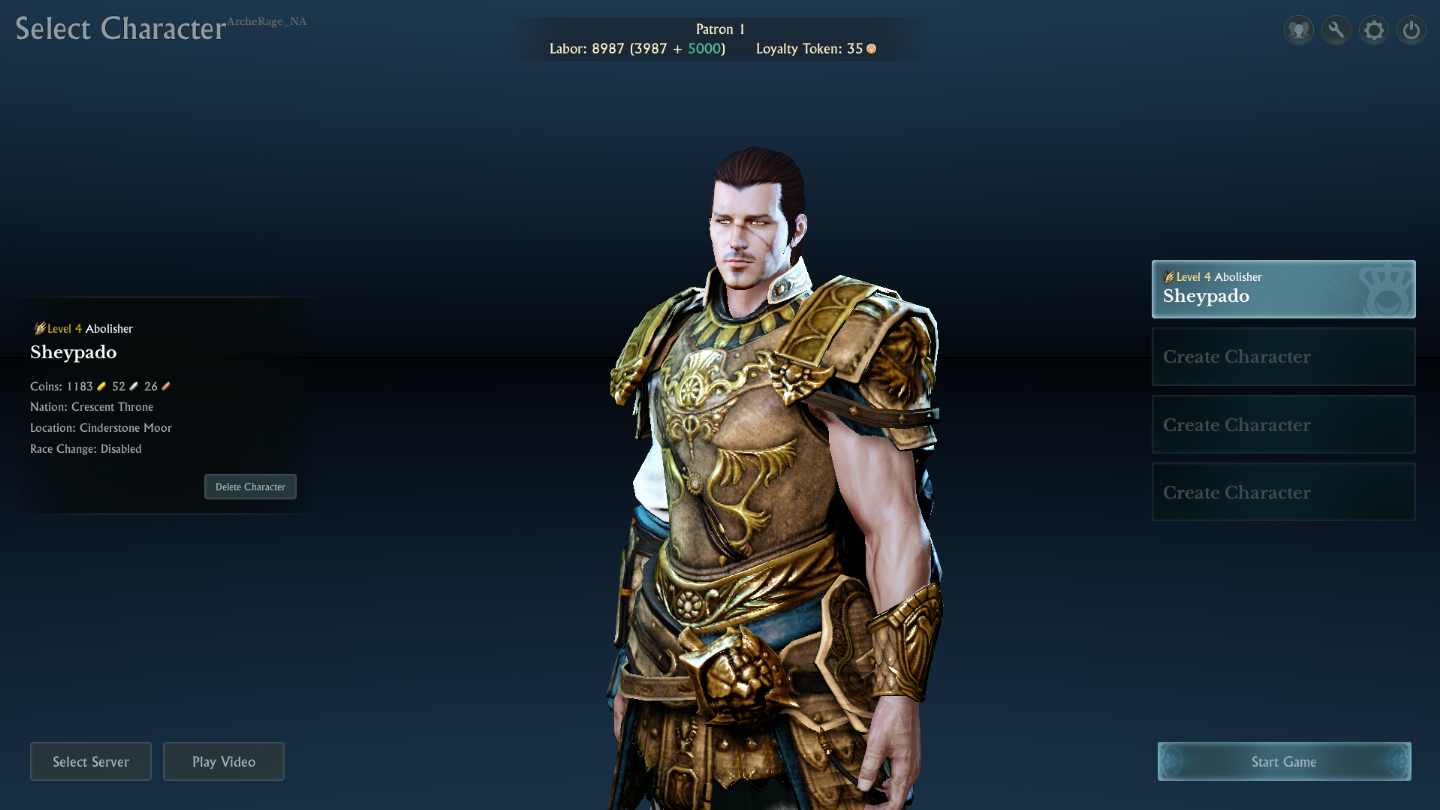 Conta archeage level max