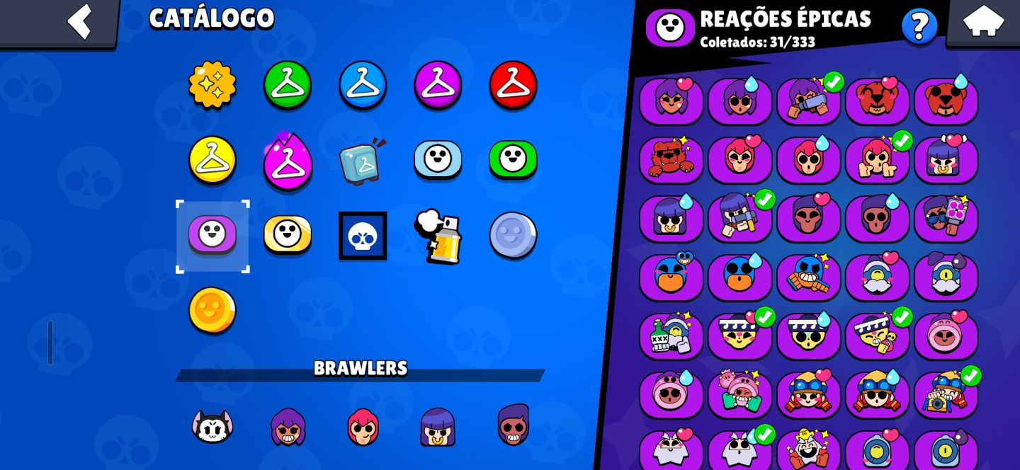 RARÍSSIMA CONTA OG BRAWL STARS DESDE 2019! 30K TROFÉUS, 89/107 BRAWLERS