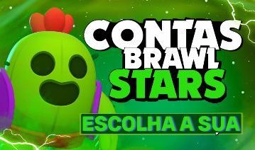 CONTAS BRAWL STARS c/LENDÁRIOS e MUITOS TROFÉUS!!
