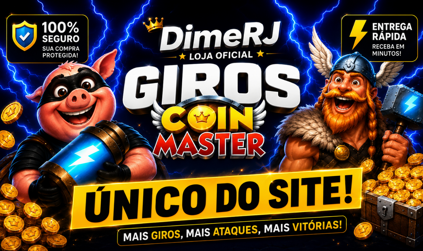 GIROS COIN MASTER EXCLUSIVO | ÚNICO DO SITE 2026