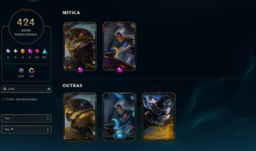 Conta com TODAS SKINS RARAS | Alistar Negro, Kayle Prateada, Ryze Jovem, ALL PAX