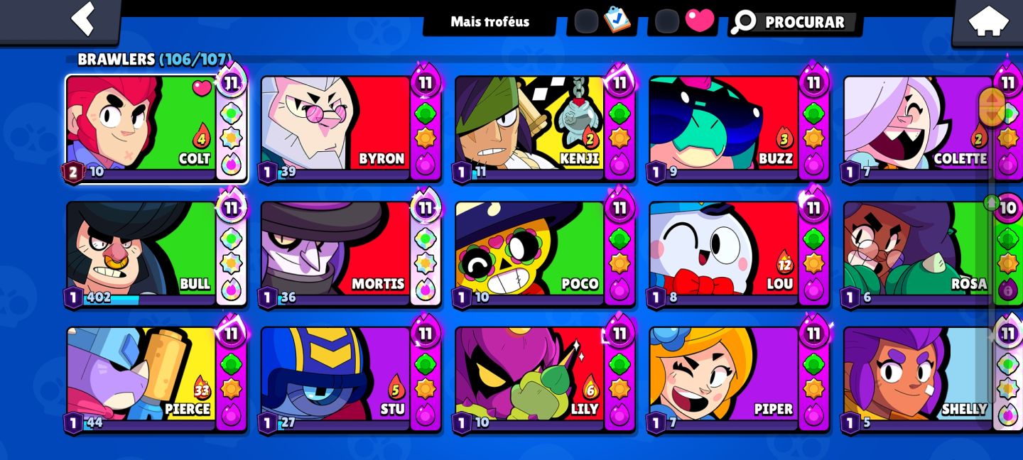 Título: CONTA DE BRAWL STARS ANTIGA (LEIA A DESCRIÇÃO)