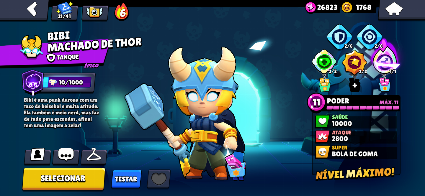 CONTA BRAWL STAR DE COLECIONADOR