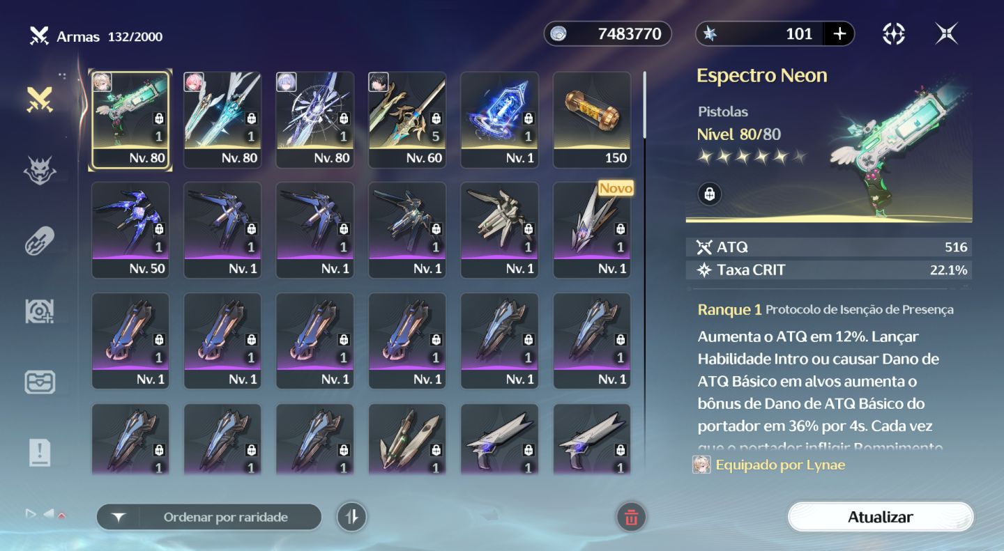 Time Premium Aemeath + Sigrika + Arma Lucilla + 361 Corais Resplandecentes