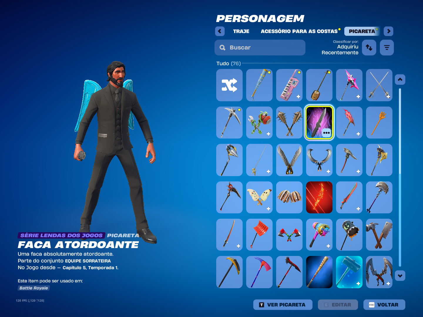 Conta S3 e algumas skins e temporadas