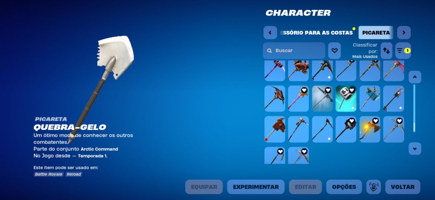 CONTA FORTNITE COM SALVE O MUNDO E ITENS RAROS